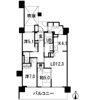Floor: 3LDK, occupied area: 76.53 sq m, Price: 36.8 million yen