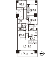 Floor: 4LDK, occupied area: 94.28 sq m, Price: 39.5 million yen