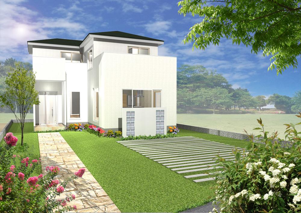 Rendering (appearance). Serving also spacious and available in addition to the parking space has secured the land area. 