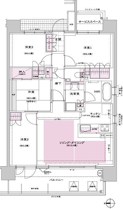 Floor: 4LDK, occupied area: 82.62 sq m, Price: 30,780,000 yen ・ 34,580,000 yen