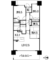 Floor: 3LDK, occupied area: 70.45 sq m, Price: 24,980,000 yen ・ 25,580,000 yen