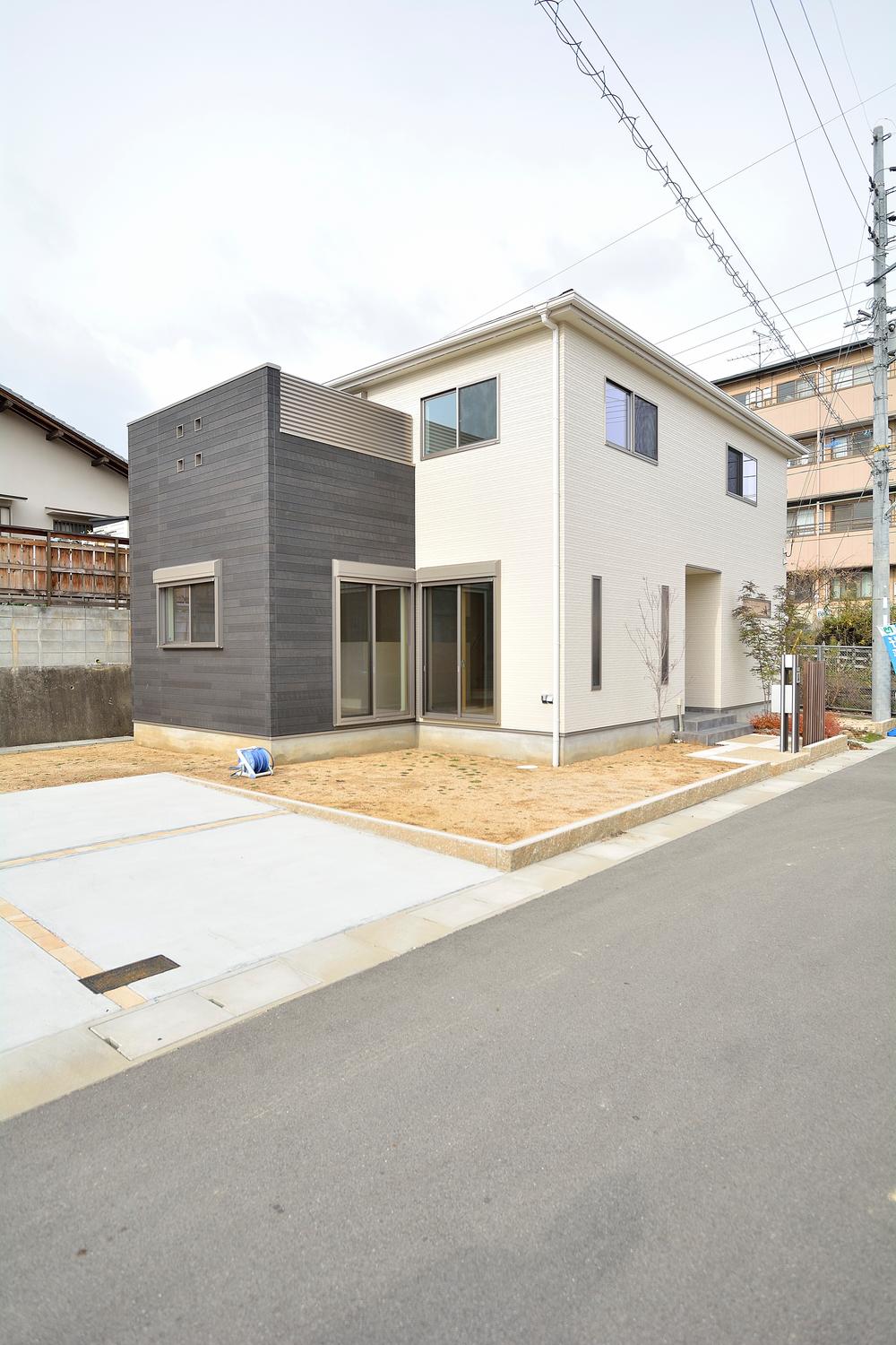 Local photos, including front road. Building plan example (No. 1 place) Building Price 3580 Ten thousand yen, Building area 114.23  sq m