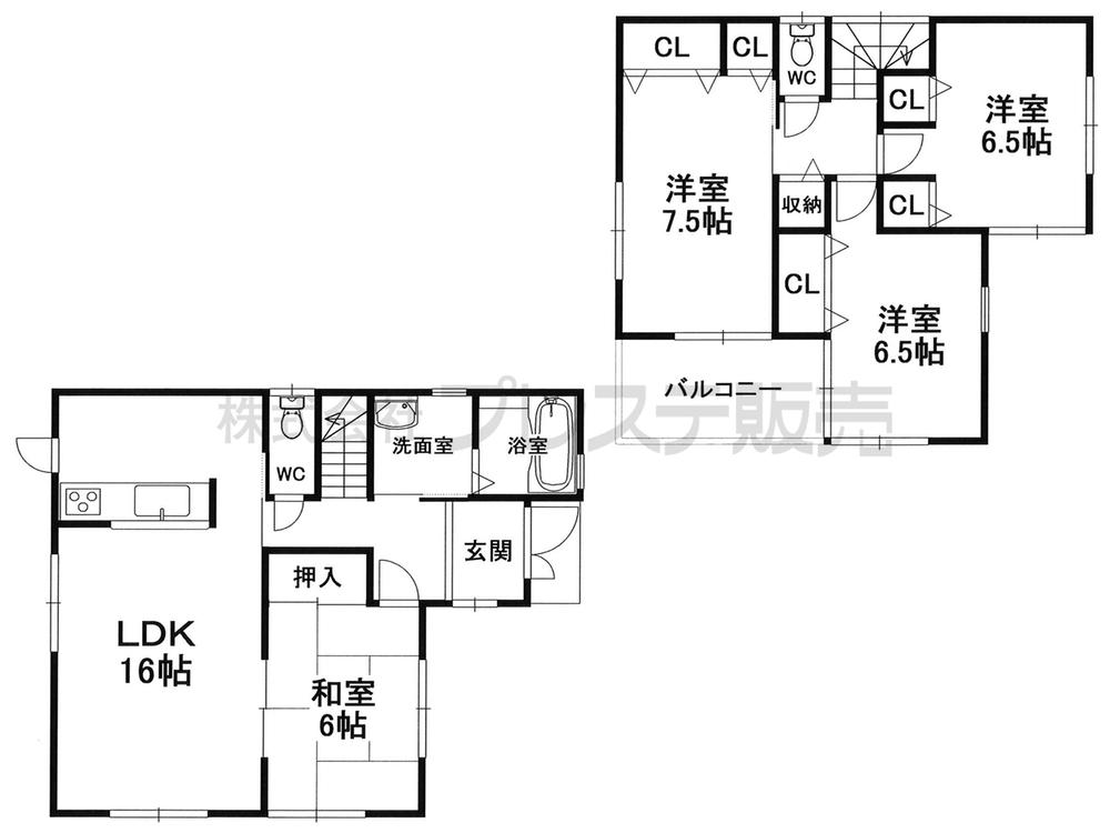 Floor plan. 26,800,000 yen, 4LDK, Land area 186.95 sq m , Building area 98.82 sq m