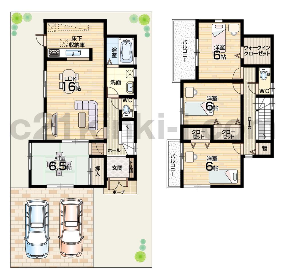 Floor plan. (No. 7 locations), Price 25,800,000 yen, 4LDK, Land area 203.67 sq m , Building area 98.82 sq m