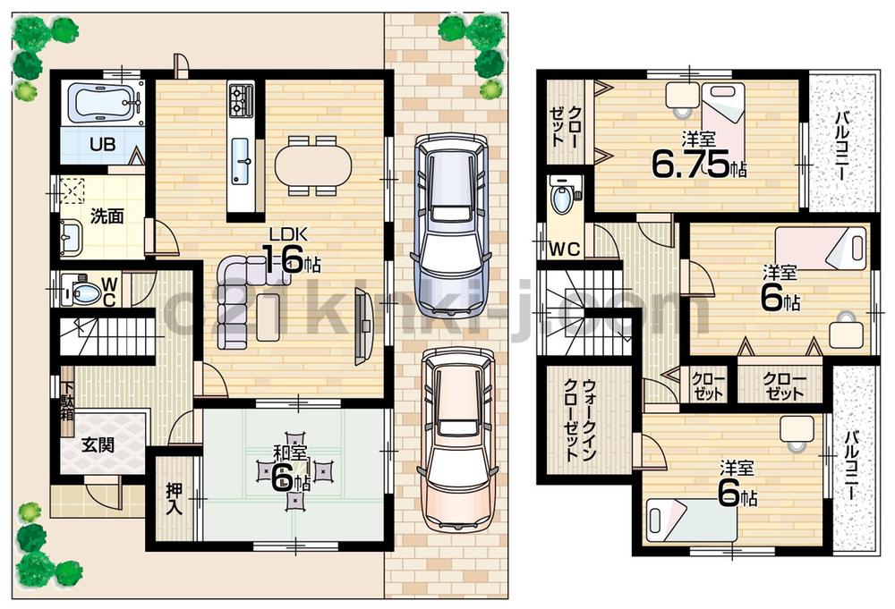 Floor plan. (No. 2 locations), Price 20.8 million yen, 4LDK, Land area 115.9 sq m , Building area 103.92 sq m