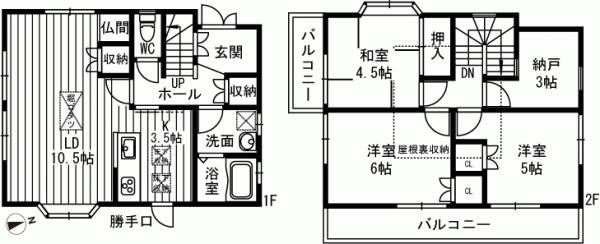 Floor plan. 11.8 million yen, 3LDK+S, Land area 101.02 sq m , Building area 58.32 sq m