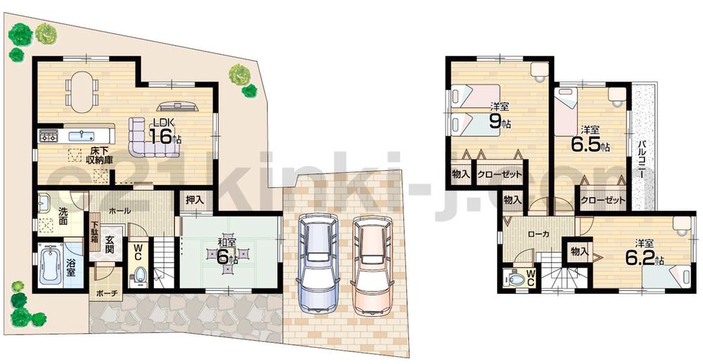Floor plan. (No. 1 point), Price 23.8 million yen, 4LDK, Land area 130.87 sq m , Building area 101.65 sq m