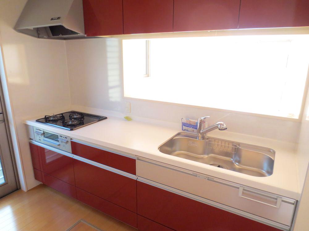 Kitchen.  ■ Quiet sink, System kitchen of artificial marble top plate is equipped with water purification function (No. 3 areas kitchen photos) ■ 