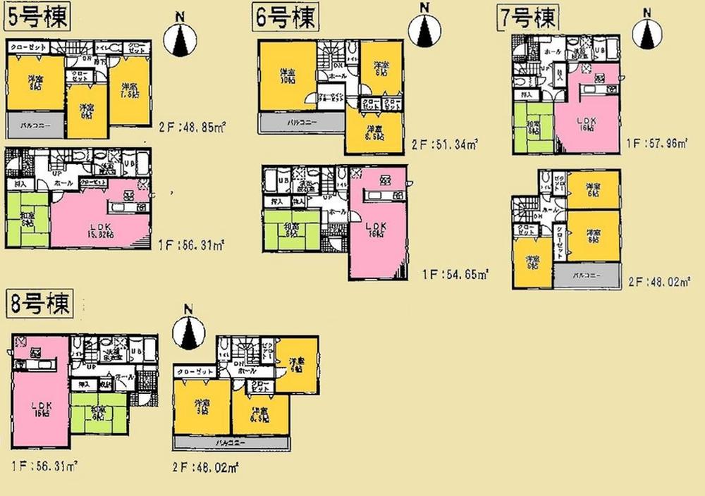 Floor plan. Price 21,800,000 yen, 4LDK, Land area 105.91 sq m , Building area 104.33 sq m