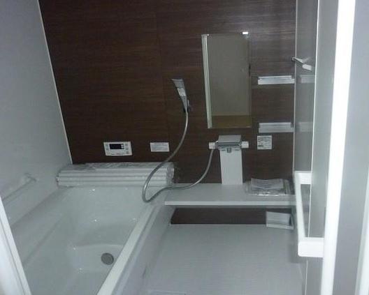 Bathroom. With convenient bathroom dryer in the rainy season of laundry