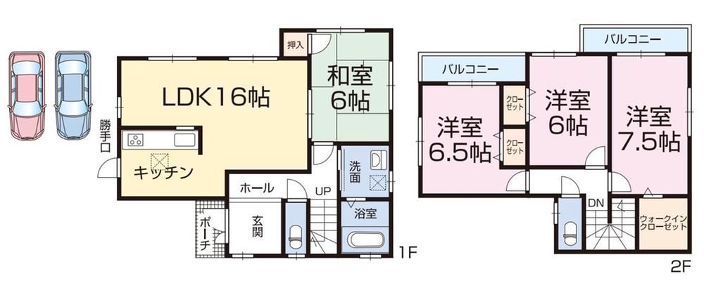 Floor plan. 17.8 million yen, 4LDK, Land area 170.03 sq m , Building area 98.53 sq m