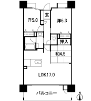 Floor: 3LDK, occupied area: 70.68 sq m, Price: 27.3 million yen
