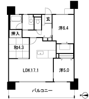 Floor: 3LDK, occupied area: 72.94 sq m, Price: 27.8 million yen