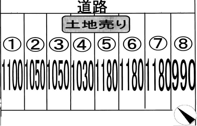Compartment figure. Land price 9.9 million yen, Land area 130.1 sq m