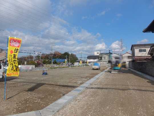 Local land photo. Heisei scene photo of the 25-year December 12.  It is currently under construction. (Site