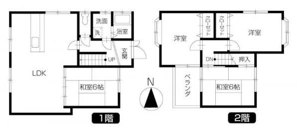 Floor plan. 14.8 million yen, 4LDK, Land area 100.46 sq m , Building area 87.59 sq m