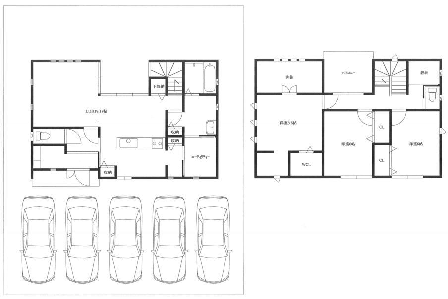Building plan example (floor plan). Yamatotakada Ikejiri «New construction sale» Finally starting! 