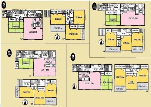 Floor plan. The rest is 6 compartment