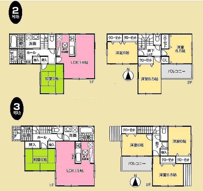 Floor plan. Price 16.8 million yen, 4LDK, Land area 116.15 sq m , Building area 95.58 sq m