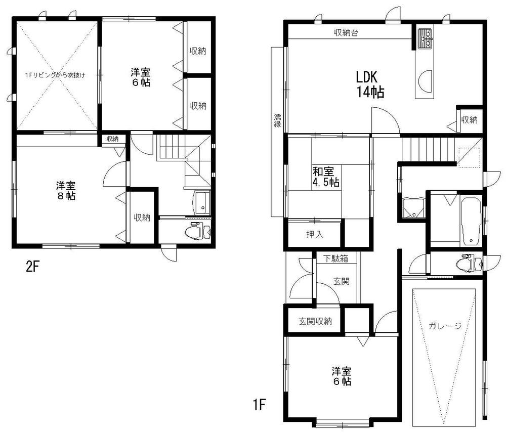 Floor plan. 22,800,000 yen, 4LDK, Land area 130.5 sq m , Building area 115.94 sq m