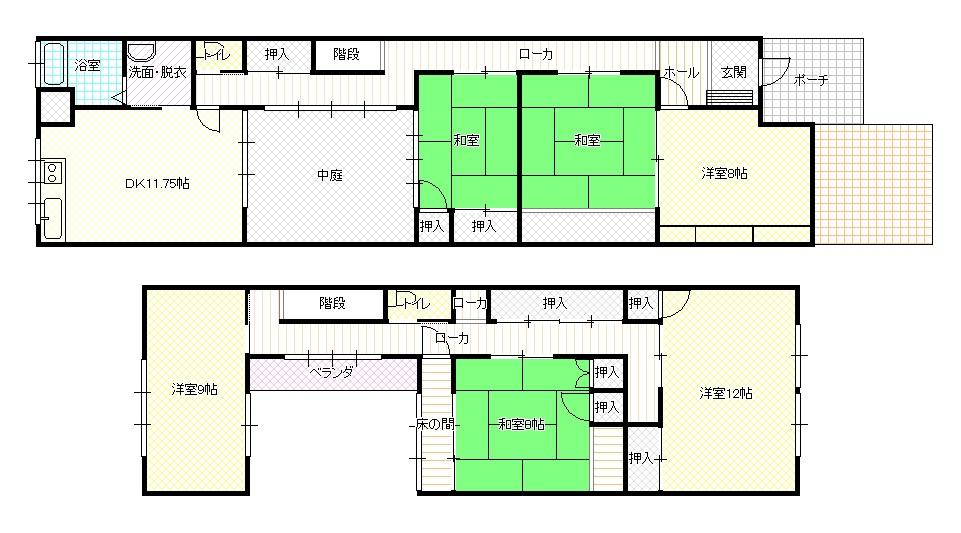 Floor plan. 7.8 million yen, 7DK, Land area 435.02 sq m , Building area 188.66 sq m schematic