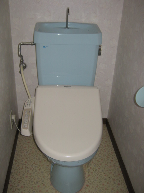 Toilet. Warm water washing toilet seat! 