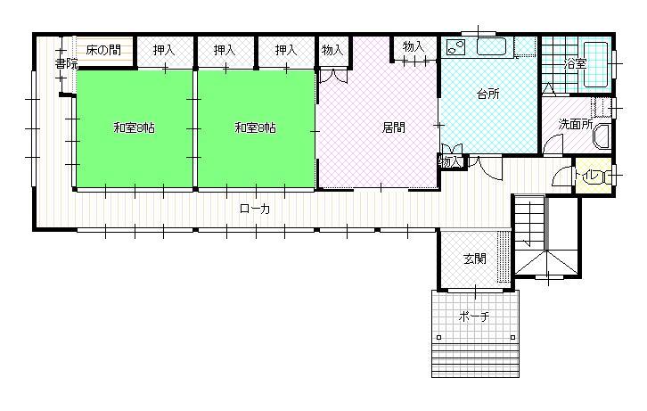 Floor plan. 22,200,000 yen, 5LDK, Land area 400.26 sq m , Building area 169.11 sq m 1F