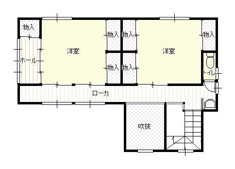 Floor plan. 22,200,000 yen, 5LDK, Land area 400.26 sq m , Building area 169.11 sq m 2F