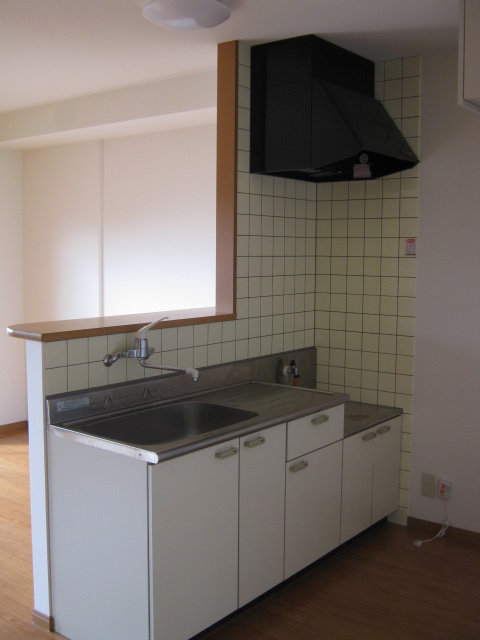 Kitchen. It is a popular face-to-face kitchen ☆ 