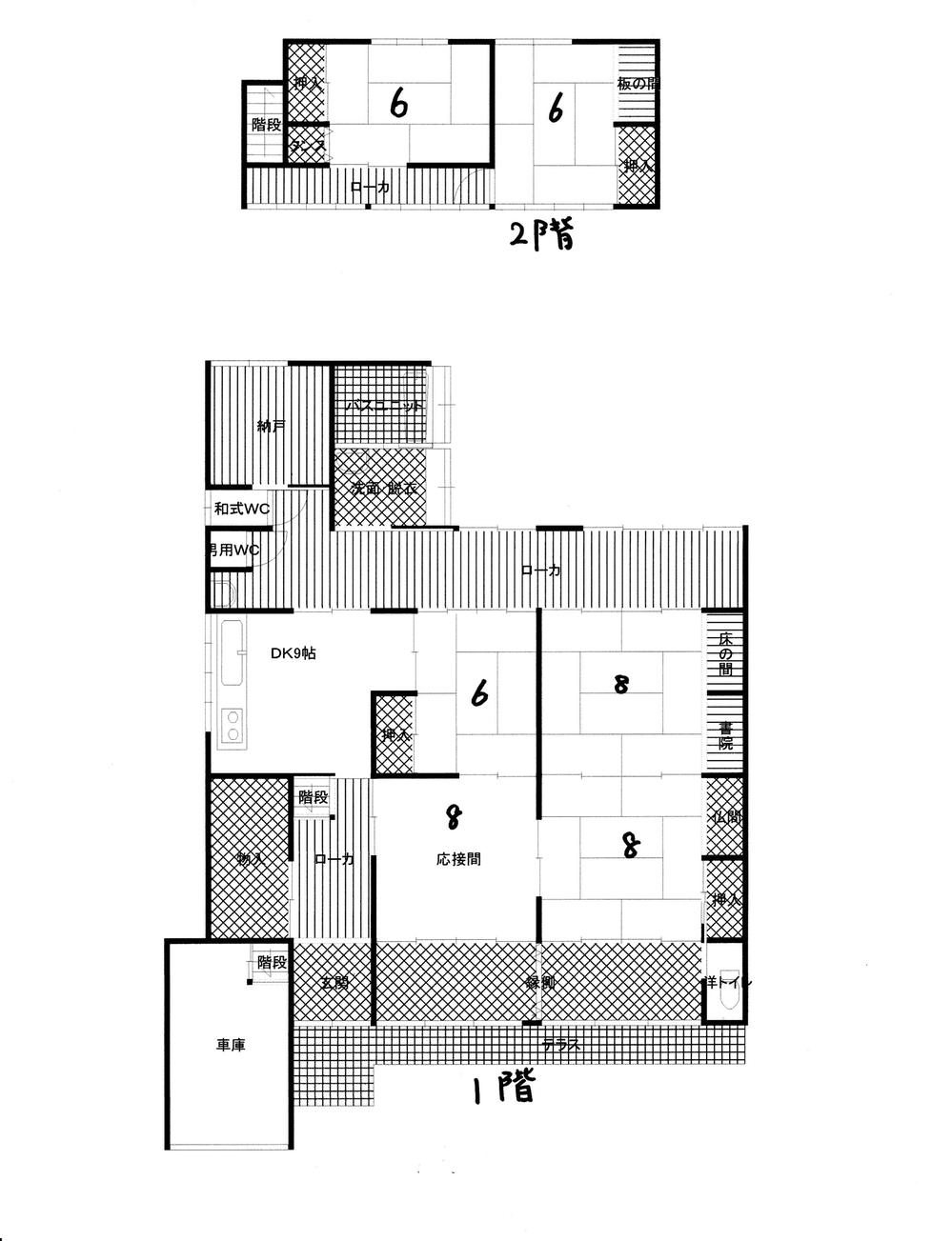 Floor plan. 13.5 million yen, 6DK, Land area 383.47 sq m , Building area 200.37 sq m