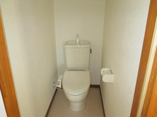 Toilet. New toilet there is a feeling of cleanliness