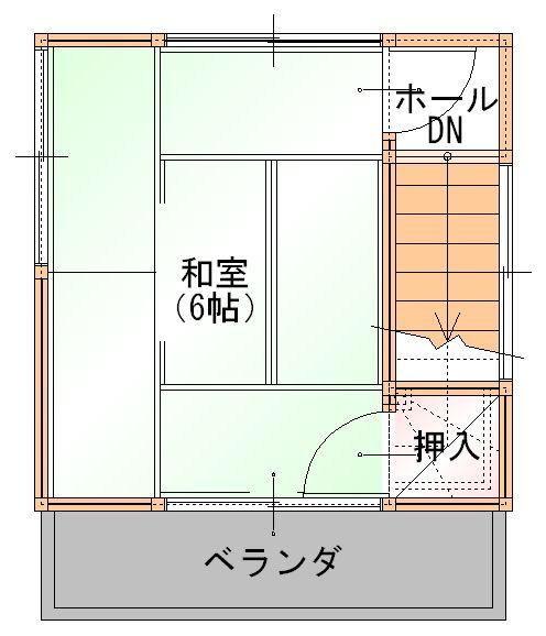 Floor plan. 9.8 million yen, 5DK, Land area 235 sq m , Building area 235 sq m 2F plan view