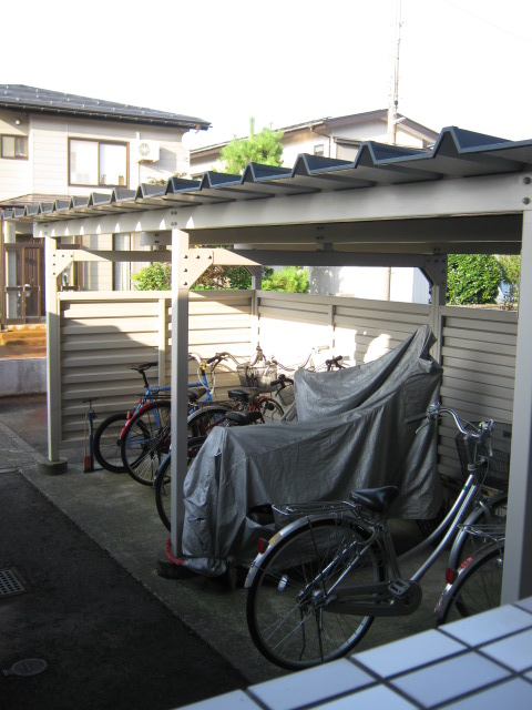 Other common areas. There is also a bicycle parking