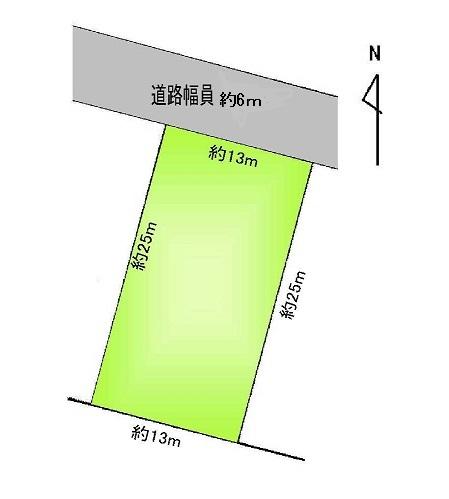 Compartment figure. Land price 12.4 million yen, Than the land area of ​​329 sq m front