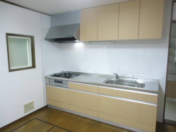 Kitchen. Also margin of kitchen alongside two people