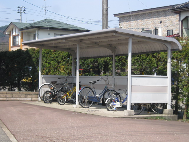 Other common areas. A bicycle parking lot