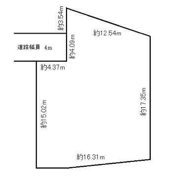 Compartment figure. Land price 6.8 million yen, Land area 300.53 sq m