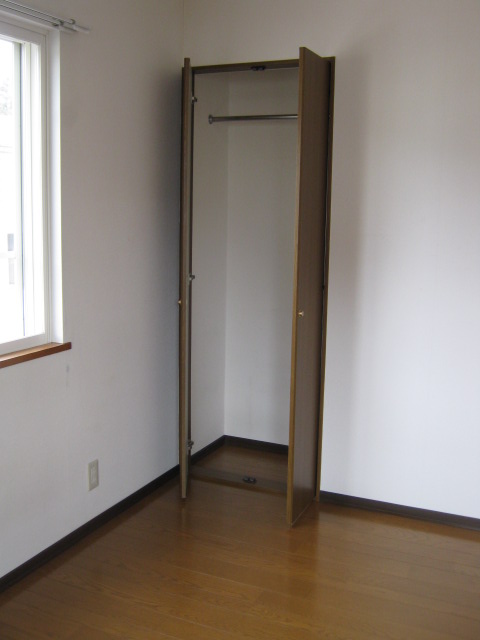 Other room space. The clothes because of another storage there is a pole