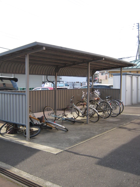Other common areas. A worry because there is also a bicycle parking
