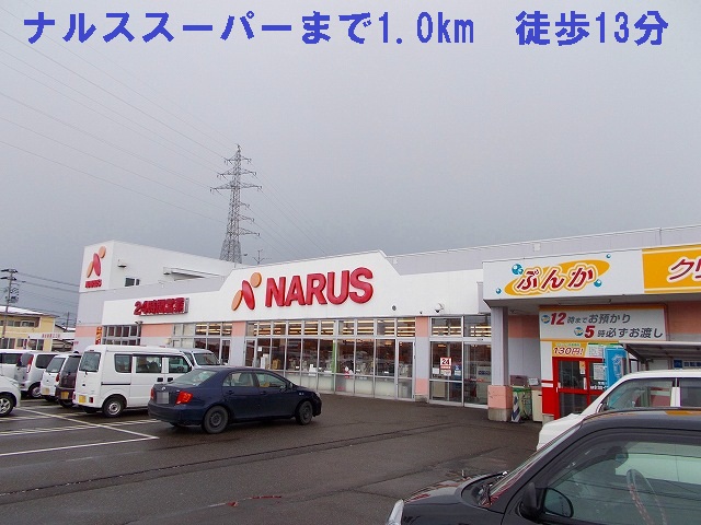 Supermarket. Narusu 1000m until the super (super)