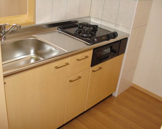 Kitchen. There is a popular face-to-face kitchen stove