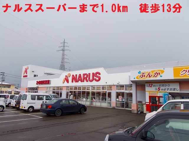 Supermarket. Narusu 1000m until the super (super)