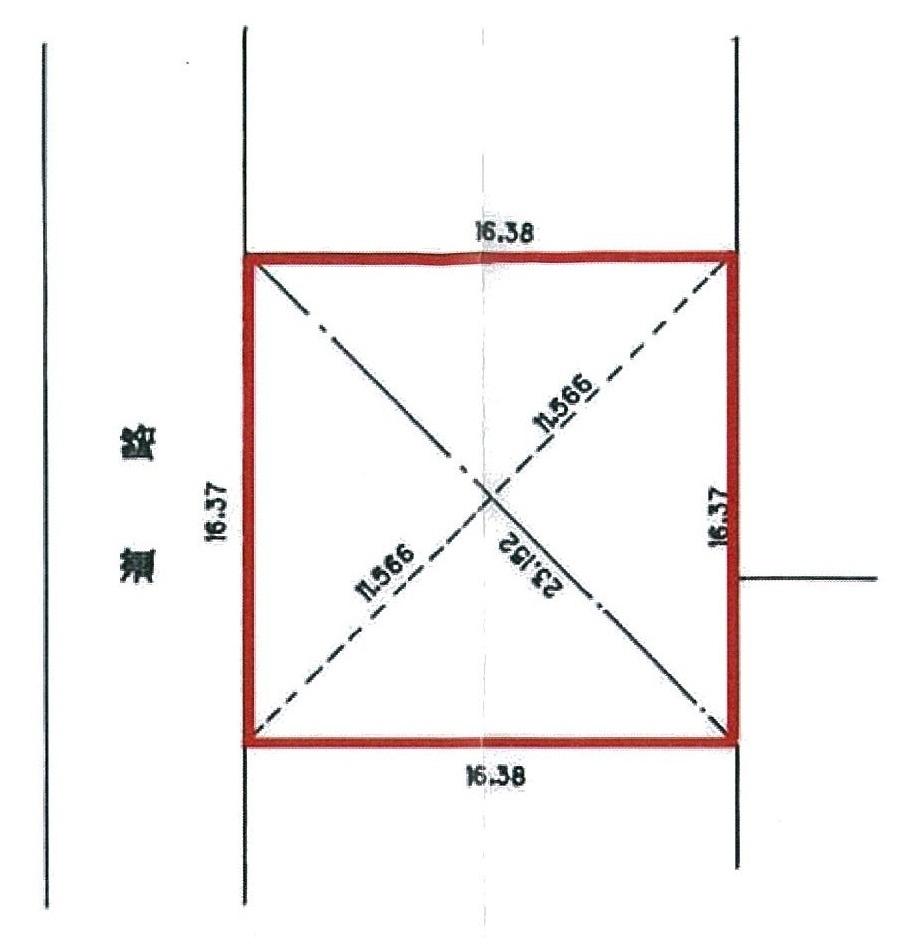 Compartment figure. Land price 11,826,000 yen, Land area 267.77 sq m