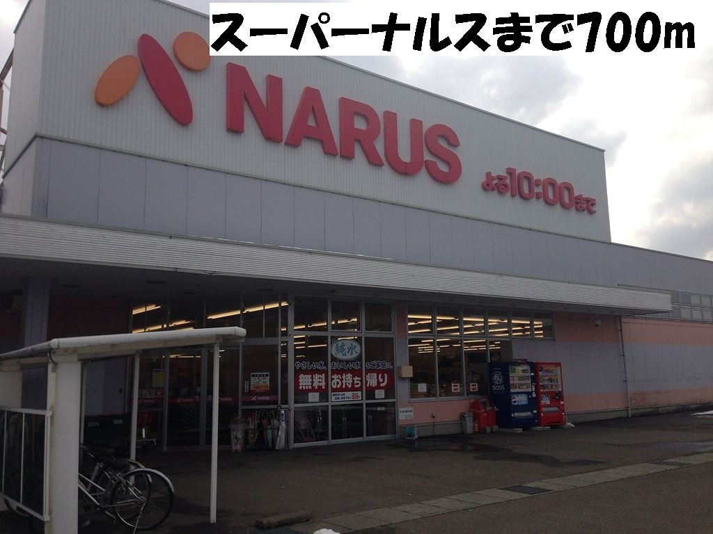 Supermarket. 700m to Super Narusu (Super)