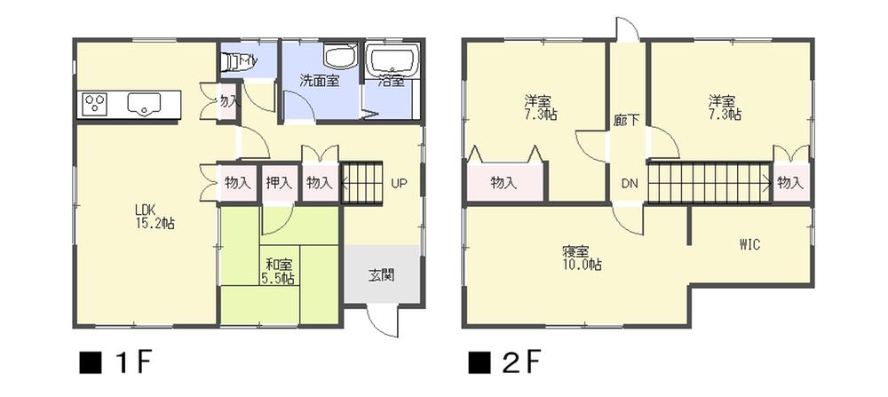 Floor plan. 9.8 million yen, 4LDK, Land area 185.86 sq m , Building area 115 sq m