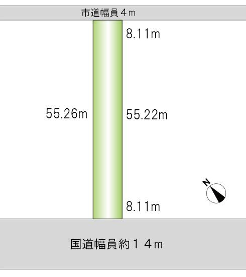 Compartment figure. Land price 9 million yen, Land area 426.44 sq m