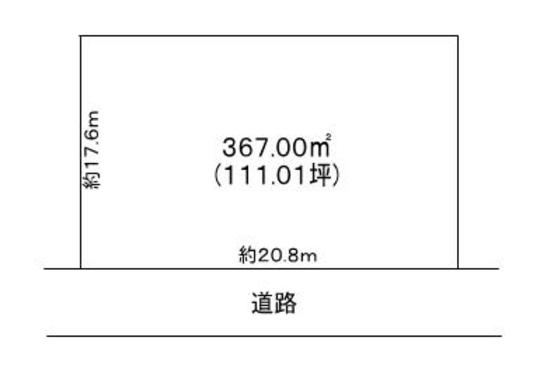 Compartment figure. Land price 3.89 million yen, Land area 367 sq m