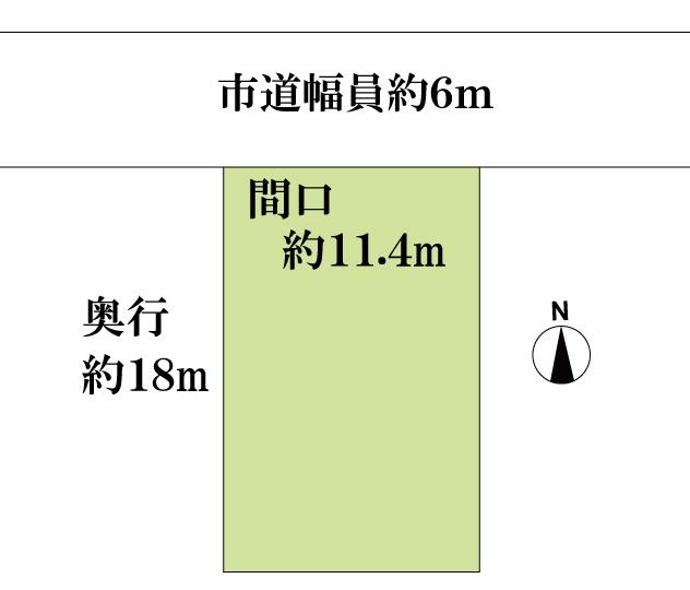 Compartment figure. Land price 3.5 million yen, Land area 210 sq m