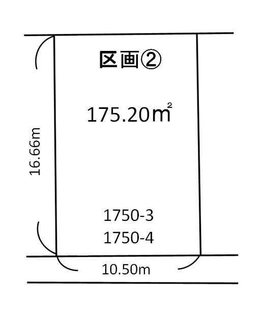 Compartment figure. Land price 8,955,000 yen, Land area 175.2 sq m