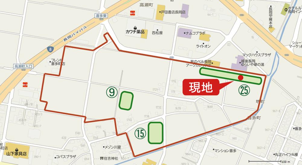 Compartment figure. Land price 11,150,000 yen, Land area 201.32 sq m